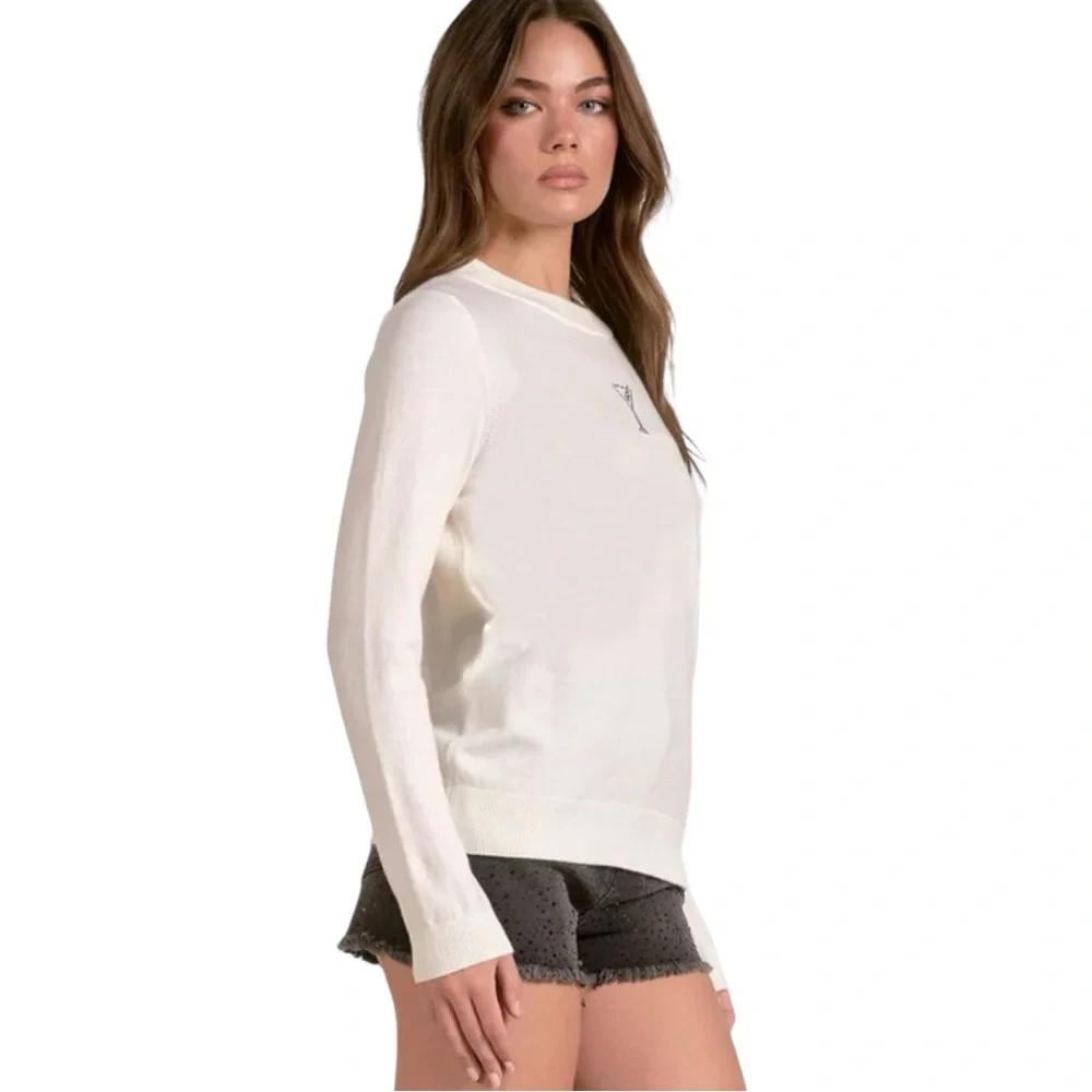 Elan Martini Sweater in Black or White, Sizes XS and S NWT - Picture 8 of 9